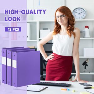 Vòng chất kết dính A4 tập tin thư mục Vòng chất kết dính kim loại 3 lỗ A4 A5 A6 giấy PP Bìa máy tính xách tay Tạp Chí kế hoạch PP nhựa túi thư mục - Product Image 6