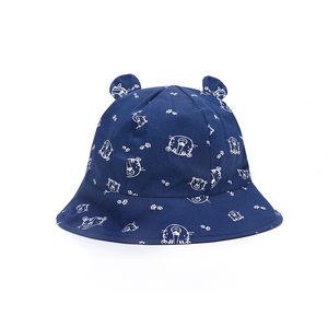 Vente en gros Chapeau seau coupe-vent en coton doux printemps été Chapeau de pêcheur pour enfants - Product Image 6