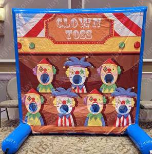 เกมโยนรับลูกบอลตัวตลกงานรื่นเริงซงฟา สำหรับเด็กและผู้ใหญ่ เต็นท์กลางแจ้ง วัสดุพลาสติก <span class=keywords><strong>ภาษา</strong></span>อังกฤษ สวนสนุก - Product Image 3