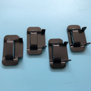 CE認証取得済みステンレス製イヤーロック式バンドバックル 16x1.5mm - Product Image 5