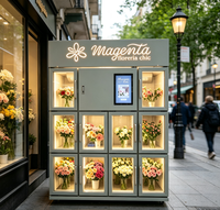 Distributeur Automatique de Fleurs Personnalisable pour la Conservation de la Fraîcheur – Distributeur Automatique de Fleurs Entièrement Automatique 24h/24 de Haute Qualité en Libre-Service