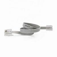 Kit de connecteurs modulaires universels 6P6C pour câbles RJ11/RJ12/RJ25 d'ordinateurs électroniques, boîtiers étanches en PVC sur mesure, étamés