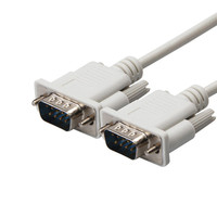 Cable VGA de 9 Pines Hembra a 15 Pines Macho, Cable Serial RS232 DB9 Macho a Hembra para Computadora, TV, Proyector