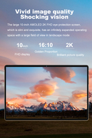 Tablette P50 10 pouces double SIM, PC portable de jeu 5G, tablette PC avec clavier, Android 10, cadeau, 12 Go 512 Go, processeur 10 cœurs, GPS, Google Play