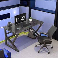 Bureau d'Ordinateur de Jeu PC Moderne et Pas Cher en Gros, de Haute Qualité, avec Plateau Ergonomique en Bois pour Salon et École