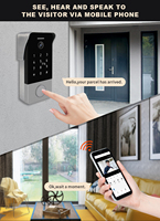 Videoportero Inteligente Morning Tech con Intercomunicador, WiFi 1080P, POE, Control de Acceso RFID, Audio Bidireccional, Visión Nocturna, Aplicación Tuya para Viviendas