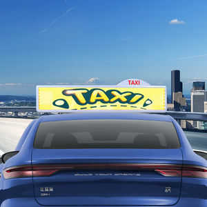 P8 Led Taxi Top Light Simple Side Hook <span class=keywords><strong>Fixation</strong></span> Overhead Light Avec Affichage Led Double Face Car Top Light Box Avec Écran Led - Product Image 5