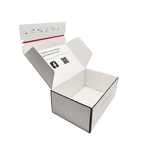 종이 포장 지퍼 스트립 판지 단단한 골판지 우편물 배송 상자 사용자 정의 디자인 인쇄 - Product Image 2