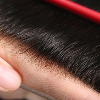 Lace — système de remplacement de vrais cheveux indiens pour hommes, toupet naturel avec closure, densité 130%