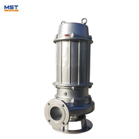 300 m3/h pompe submersible à grand débit wq pour l'eau de pluie et l'eau vive dans les villes