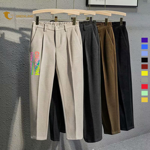 Pantalons pour hommes vente en gros Logo de marque personnalisé de luxe Pantalons intelligents de haute qualité pour hommes Pantalons formels - Product Image 1