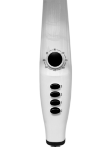 พัดลมตั้งพื้นแบบขาตั้ง รุ่นใหม่ ปี 2026 สำหรับห้องนอน ขนาด 1.3 เมตร สีขาว ตะแกรงโลหะ ขนาด 16 นิ้ว ใบพัด 5 ใบ - Product Image 6