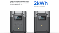Station d'alimentation portable Ecoflow Delta 2 avec prise EU, 1800 W, batterie au lithium, générateur solaire