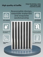 Grille filtrante anti-graisse en acier inoxydable 201 pour hotte commerciale, accessoire anti-goutte