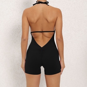 <span class=keywords><strong>Mono</strong></span> deportivo de alta elasticidad para mujer europea americana melocotón cadera belleza <span class=keywords><strong>espalda</strong></span> Pantalones deportivos de una pieza <span class=keywords><strong>mono</strong></span> de Yoga ajustado <span class=keywords><strong>al</strong></span> <span class=keywords><strong>aire</strong></span> - Product Image 6