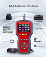Nuevo dispositivo de diagnóstico automotriz compatible con OBDII, transmisión de datos en tiempo real, biblioteca de códigos de fallas de alta capacidad.