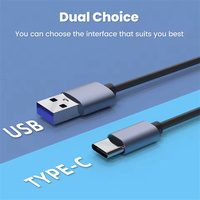 Lector de tarjetas 6 en 1 USB tipo C a SD TF CF MS M2 XD adaptador de lector de tarjetas USB C de alta velocidad lector de tarjetas de memoria para accesorios de ordenador portátil