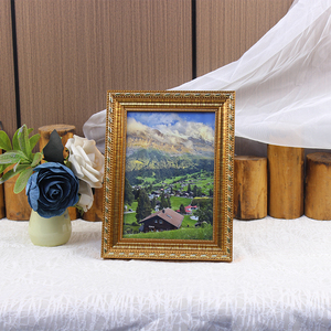 Marco de Fotos Decorativo de Estilo Europeo Retro Tallado, Multicolor, de PS, <span class=keywords><strong>para</strong></span> Decoración de Paredes de Galería, Suministro de Fábrica - Product Image 4