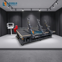 Eworld Nouvelle machine de découpe automatique de verre 3-19mm 3660x2440mm, machine de découpe de verre miroir CNC avec moteur