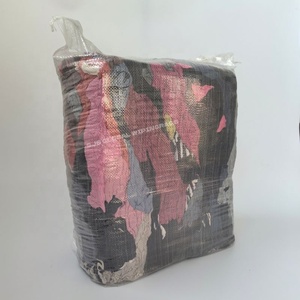 Trapos de Algodón 100% Reciclados de Primera Calidad, Mezcla de Colores, 10 kg, Trapos de Camiseta para Limpieza Industrial - Product Image 1