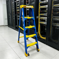 Échelle pliante double face en fibre de verre FRP GRP avec cadre en A