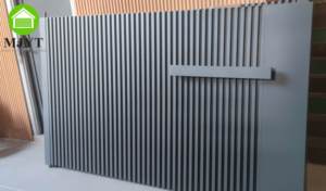 Puertas batientes de entrada Diseño de puerta principal Puertas de aluminio batientes dobles con recubrimiento en polvo Puertas de Villa de privacidad - Product Image 6