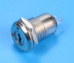0.5A 250VAC 0.5A 24VDC 12 mét ON-OFF 2 vị trí 2 Pin Hàn termin Key kéo ra chìa khóa Hoạt động điện chuyển đổi chìa khóa - Product Image 3