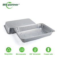 Barquette en aluminium pour table à vapeur, boîte à lunch jetable pour la restauration rapide, emballage jetable pour boulangerie, boîte en étain pour friteuse à air, plateau en aluminium avec couvercles