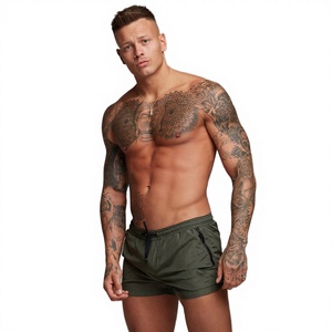 Shorts de Baño para Hombre, Casuales, Impermeables, Transpirables, de Secado Rápido, Ecológicos, Cintura Elástica, Cintura Baja, para Gimnasio - Product Image 1