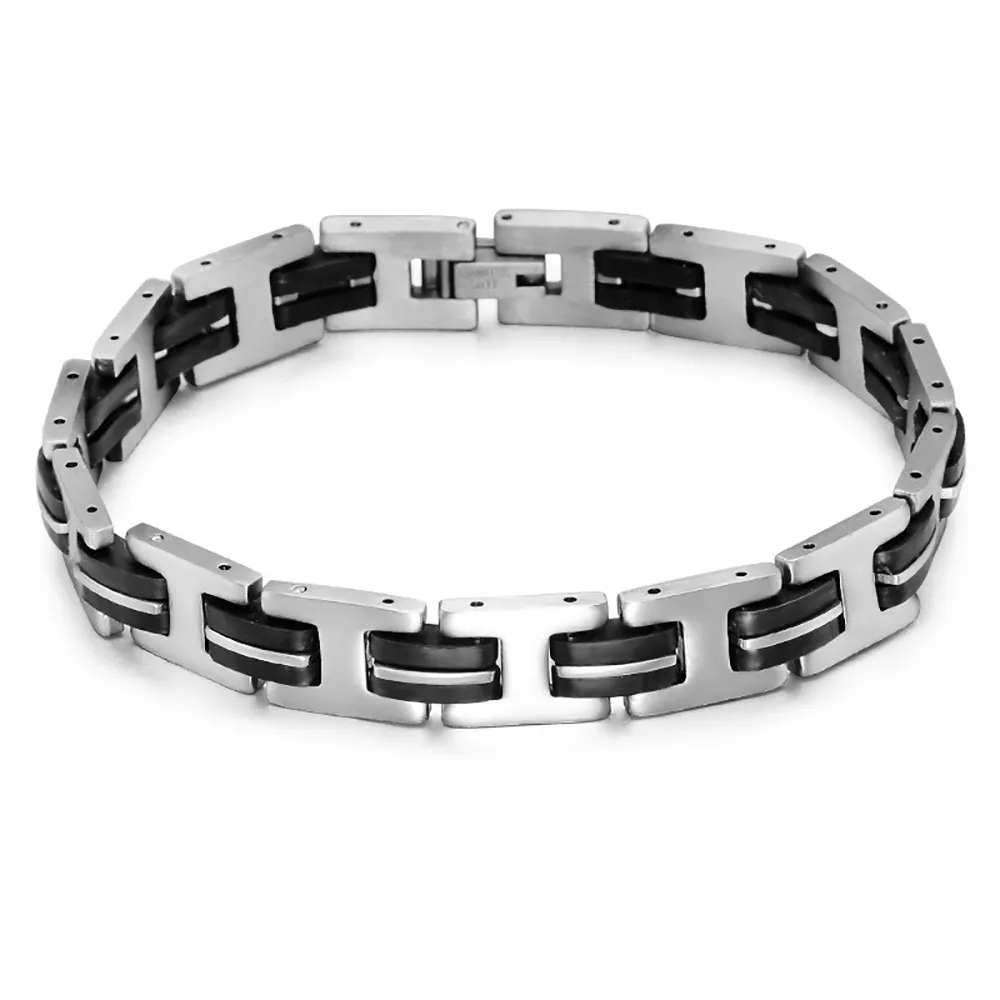 Bracelet magnétique en acier inoxydable pour hommes, accessoires pour le poignet, vente en gros, nouvelle collection