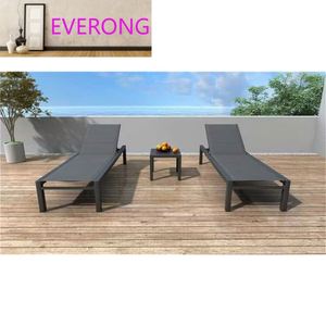 Meubles de <span class=keywords><strong>jardin</strong></span> en métal pour l'extérieur, chaises longues, lit de soleil en aluminium, chaise longue, chaise de plage, salon de <span class=keywords><strong>jardin</strong></span> - Product Image 2