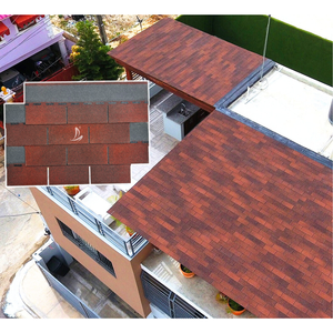 Tuiles de toiture à prix bas en Chine, panneaux de toiture bleus et bruns, <span class=keywords><strong>bardeaux</strong></span> <span class=keywords><strong>d</strong></span>'<span class=keywords><strong>asphalte</strong></span> monocouche de bonne qualité - Product Image 4