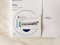 Visio 2021 Pro Perakende Kutusu Anahtar Kartlı Lisans MS Visio Professional 2021/2024 Bağlı Lisans Ömür Boyu Çevrimiçi Aktivasyon PC için