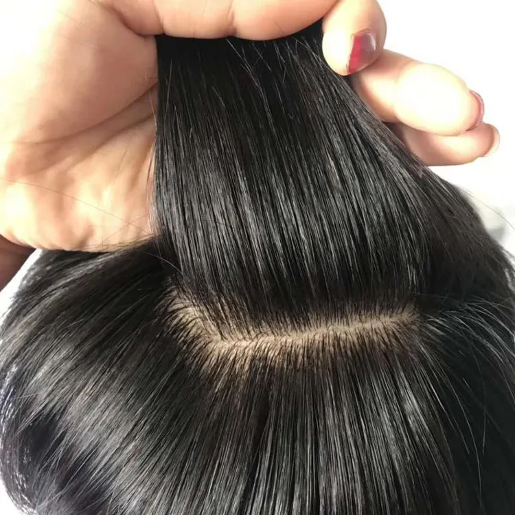 wholesale price 100% raw virgin cuticle aligned hair 4*4 silk base nature body wave lace closure with pre plucked in stock