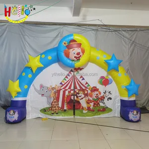 Arc de cirque gonflable de haute qualité sur mesure Satr Clown