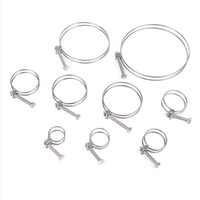 Collier de serrage mini en acier de petite taille, fabricant chinois, robuste, à ressort, pour injecteur de carburant, finition zinguée, personnalisable OEM