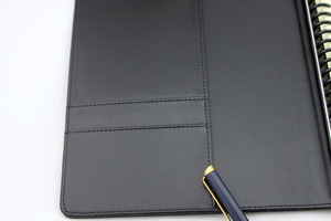 Tùy Chỉnh B5 Kích Thước Vải Lanh Cây Gai Dầu Vải Và Da Bì<span class=keywords><strong>a</strong></span> Vòng Chất Kết Dính Loose-Leaf Và Xoắn Ốc Ràng Buộc Tổ Chức Máy Tính Xách Tay - Product Image 3