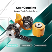 Accouplement de chaîne à rouleaux KC avec couvercle de protection en acier trempé forgé, couple élevé, marque SFS, non standard, OEM personnalisable