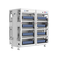 Máquina clasificadora de batería de 128 canales de 5V 30A Prueba de capacidad de celda prismática con componentes de núcleo PLC