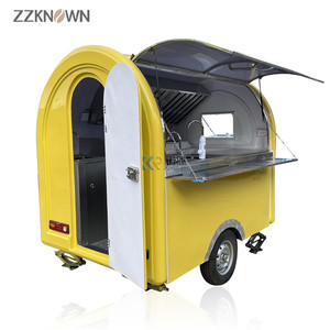 Camión de barbacoa de 220CM de largo, carro de quiosco, canino caliente, remolque expendedor de café, remolque móvil para comida de calle al aire libre, caravana - Product Image 5