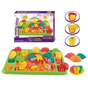 400g crème glacée légumes magique sable ensemble jouer sable Table moules outils sensoriel jouets éducatifs pour les enfants