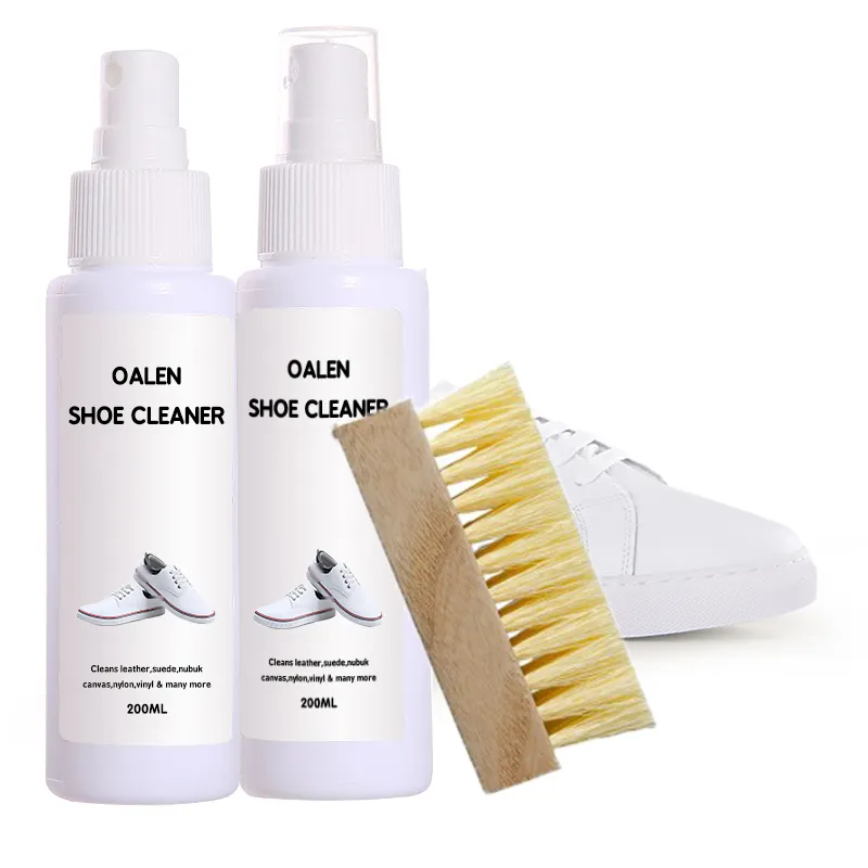 MSDS Approved Private Label White Shoes Cleansing Spray Shoe Cleaner