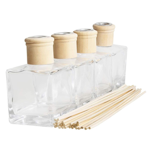 Popular Inthetrend 50ml Luxury Glass Home Decorative Aromatherapy Fragrance <b>Reed</b> <b>Diffuser</b> with Long-Lasting 15-30 Days - Product Image 2
