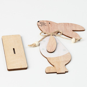 Gran oferta, decoraciones <span class=keywords><strong>de</strong></span> <span class=keywords><strong>Pascua</strong></span> <span class=keywords><strong>de</strong></span> madera, colgante <span class=keywords><strong>de</strong></span> <span class=keywords><strong>conejito</strong></span> <span class=keywords><strong>de</strong></span> <span class=keywords><strong>Pascua</strong></span>, madera cortada con láser, artesanía <span class=keywords><strong>de</strong></span> madera - Product Image 4