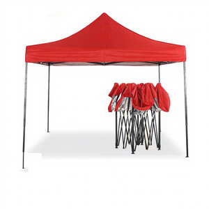 Tenda da Campeggio Economica 3x3m, Tenda Resort Pieghevole, Gazebo da Giardino, Tenda con Struttura in Acciaio 3x3 - Product Image 1