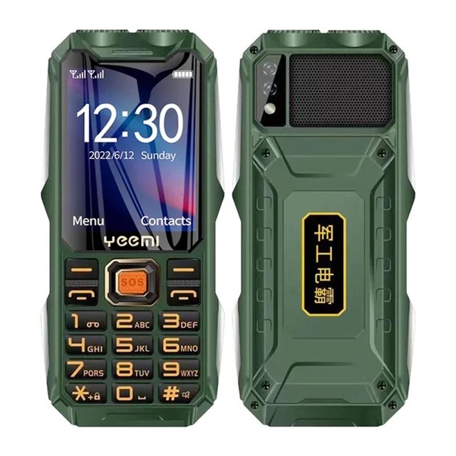 2G Network Q8 Cheap 2g Mobile Phone Large Battery Double Flashlight Dual SIM Big Button Cellphone for Elderly 2.4Inch HD Screen