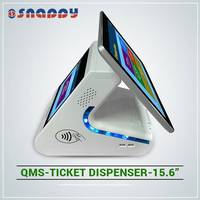 Fournisseur chinois ODM/OEM QMS Distributeur de billets à écran tactile sans fil Imprimante thermique Système de gestion des files d'attente et de numérotation