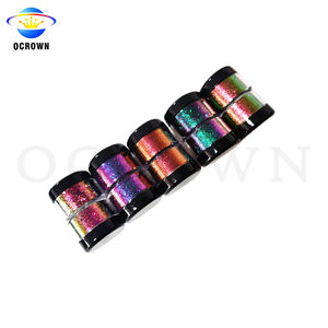 Magic rainbow-polvo de resina para uñas, escamas de polvo con purpurina, camaleón, multicolor - Product Image 4