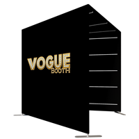 Cabine photo Portable en tissu 360 avec lumières LED de couleur