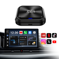 Boîte AI Carplay 3 en 1, lecteur multimédia en streaming USB sans fil Android Auto intelligent avec 1 an de garantie, Android 13 4+64 Go pour voiture